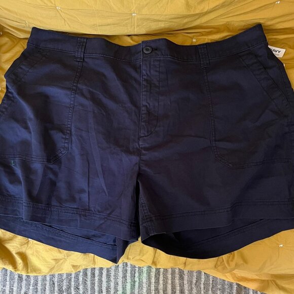 Navy Old Navy High-Waisted OGC Chino Shorts. Color (XXL) - Picture 1 of 2
